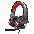Supersonic Pro-Wired Gaming Headset, Red 1 thumbnail image