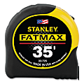 Black+Decker FatMax Classic Tape Measure, 1 1/4 in W x 35 ft L, SAE, Black/Yellow Case 1 thumbnail image