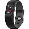 Garmin vivosport Smart Band - Touchscreen - Bluetooth - GPS - 168 Hour - 0.83" - Slate - Polymer Case, Glass Lens - Silicone Band - Music, Running, Smartphone, Sports, Swimming, Outside, Tracking, Gym, Cycling, Weather - Polymer, Glass Case, Lens