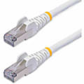 StarTech.com 25ft White CAT8 Ethernet Cable, Snagless RJ45, 25G/40G 2000MHz, 100W PoE, S/FTP, 26AWG Pure Bare Copper, LSZH Network Patch Cord 1 thumbnail image