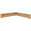 Bush Business Furniture Studio C 72"W Reception Desk Shelf, Natural Maple, Standard Delivery
