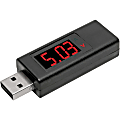 Tripp Lite USB-A Voltage and Current Tester Kit LCD Screen USB 3.1 Gen 1 M/F - USB Port Testing - USB