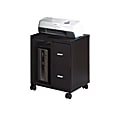Monarch Specialties Mobile Office Cabinet, Cappuccino 1 thumbnail image