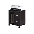 Monarch Specialties Mobile Office Cabinet, Cappuccino