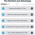 StarTech.com USB C to Lightning Cable 50cm / 20in, MFi Certified, Coiled iPhone Charger Cable, Black, TPE Jacket Aramid Fiber - 20in (50cm) Coiled USB-C to Lightning charging cable with aramid fiber