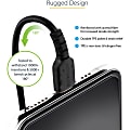 StarTech.com USB C to Lightning Cable 50cm / 20in, MFi Certified, Coiled iPhone Charger Cable, Black, TPE Jacket Aramid Fiber - 20in (50cm) Coiled USB-C to Lightning charging cable with aramid fiber