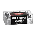 Tablecraft Cube Salt And Pepper Shakers, 0.5 Oz, Clear, Pack Of 12 Shakers