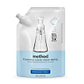 Method Sweet Water Foam Hand Wash Refill - Sweet Water Scent - 28 fl oz (828.1 mL) - Hand - Clear - Triclosan-free - 1 Each