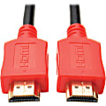 Tripp Lite High-Speed Digital A/V HDMI UHD HDMI Cable, 3', Red 1 thumbnail image