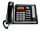 Motorola® Corded Desk Phone And Digital Answering System, Black, ML25254