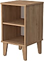 Inval Open Shelf Nightstand, 23”H x 13"W x 13-3/4"D, Amaretto 1 thumbnail image