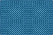 Carpets for Kids® KIDSoft™ Comforting Circles Tonal Solid Rug, 4’ x 6', Blue/Teal 1 thumbnail image