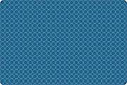 Carpets for Kids® KIDSoft™ Comforting Circles Tonal Solid Rug, 4’ x 6', Blue/Teal
