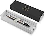 Parker® IM Ballpoint Pen, Medium Point, 0.7 mm, Silver Barrel, Blue Ink