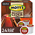 Mott's Single-Serve K-Cup® Pods, Hot Apple Cider, Pack Of 24 1 thumbnail image