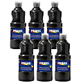 Prang Ready-To-Use Tempera Paints, 16 Oz, Black, Pack Of 6 Paints 1 thumbnail image