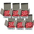 Charles Leonard Economy Wedge-Shaped Eraser Caps, Pink, 144 Erasers Per Box, Pack Of 6 Boxes 1 thumbnail image