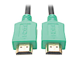 Tripp Lite 3ft Hi-Speed HDMI Cable Digital A/V UHD HDMI 4Kx2K M/M Green 3' 1 thumbnail image