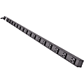 Eaton Tripp Lite Series 16 Outlet Power Strip 5-15R 15' Cord Vertical 5-15P 48" Black - Power distribution strip - PS4816B 1 thumbnail image