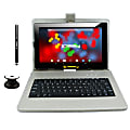 Linsay F10IPS Tablet, 10.1" Screen, 2GB Memory, 64GB Storage, Android 13, Silver Keyboard