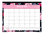 Blue Sky™ Monthly Desk Pad, 22" x 17", Mimi Pink, January To December 2021, 122201