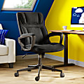 Serta® Style Hannah I High-Back Office Chair, Microfiber, Comfort Black 1 thumbnail image