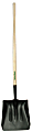 Steel Coal Shovel, 14.5 in L x 13.5 in W blade, Square Point, 48 in White Ash Straight Handle 1 thumbnail image