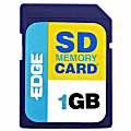 EDGE Tech 1GB Digital Media Secure Digital Card - 1 GB 1 thumbnail image