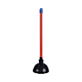 Boardwalk Rubber Toilet Plunger, 18”, Red/Black 1 thumbnail image