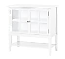 Ameriwood™ Home Franklin 2-Door Storage Cabinet, 2 Shelves, White 1 thumbnail image