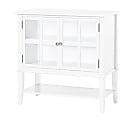 Ameriwood™ Home Franklin 2-Door Storage Cabinet, 2 Shelves, White