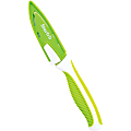 Starfrit® Paring Knife With Integrated Sharpening Sheath, 3-1/2”, Green 1 thumbnail image