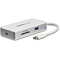 StarTech.com USB C Multiport Adapter - 4K HDMI - SD / SDHC / SDXC Slot (UHS-II) - Power Delivery - GbE - USB 3.0 Port - USB C Adapter - USB C Hub - Add more connectivity to your USB-C laptop with 4K HDMI, an ultra high-speed SD 4.0 card reader, GbE 1 thumbnail image