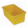 Romanoff Stowaway® Tray Without Lid, Medium Size, Yellow, Pack Of 5