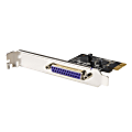StarTech.com 1 Port PCI Express Dual Profile Parallel Adapter Card - SPP/EPP/ECP - 1 x 25-pin DB-25 IEEE 1284 Parallel 1 thumbnail image