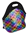 Office Depot Sequined Lunch Tote, Rainbow