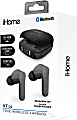 Bytech iHome XT-22 True Wireless Bluetooth In-Ear Earbuds, Black, HMAUBE237BK 1 thumbnail image