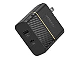 OtterBox Premium - Power adapter - Fast Charge, PD - 2 output connectors (USB, 24 pin USB-C) - black shimmer 1 thumbnail image