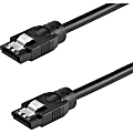 StarTech.com 0.3 m Round SATA Cable - Latching Connectors - 6Gbs SATA Cord - SATA Hard Drive Power Cable - SATRD30CM 1 thumbnail image