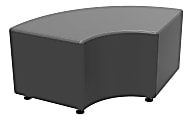 Marco Group Sonik 24" Curved Bench, Charcoal Gray 1 thumbnail image