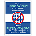 ComplyRight™ Coronavirus And Health Safety Posting Notices, Temporary Limited Occupancy, English, 8-1/2" x 11", Set Of 3 Notices 1 thumbnail image