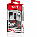 Maxell B-13 Earset - Wired - Earbud - Black 1 thumbnail image
