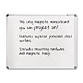 Balt Projection Plus Magnetic Marker Board, 72" x 48", Gray Board/Gray Frame