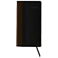 2024 AT-A-GLANCE® Fine Diary Weekly/Monthly Diary, 3" x 6", Black/Brown, January To December 2024, 740205 1 thumbnail image