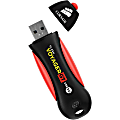 Corsair 32GB Flash Voyager GT USB 3.0 Flash Drive - 32 GB - USB 3.0 - 240 MB/s Read Speed - 100 MB/s Write Speed - Red, Black