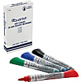 Quartet® Premium Glass Board Dry-Erase Markers, Bullet Tip, Assorted Colors, 4 Pack - Bullet Marker Point Style - Black, Blue, Red, Green - 4 / Pack 1 thumbnail image