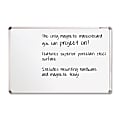 Balt Projection Plus Magnetic Marker Board, 96" x 48", Gray Board/Gray Frame