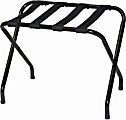 CSL Flat Top Metal Luggage Racks, 20”H x 26”W x 16”D, Black/Black, Pack Of 6 Racks 1 thumbnail image