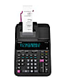 Casio DR120R Desktop Printing Calculator DR120R BK Office Depot