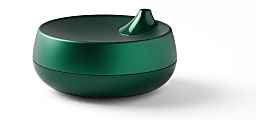 Lexon Romino Portable And Waterless Aroma Diffuser, 1-5/16"H x 2-7/8"W x 2-7/8"D, Dark Green 1 thumbnail image